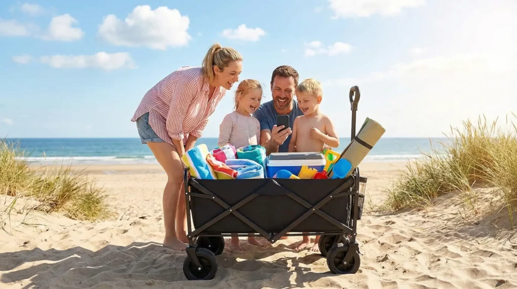 Chariot de Plage pas cher - chariot de plage action