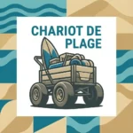 chariot de plage -chariot de plage tout terrain-chariot de plage grosse roue-chariot de plage charge lourde-chariot de plage sable mou-chariot pour transporter affaires plage